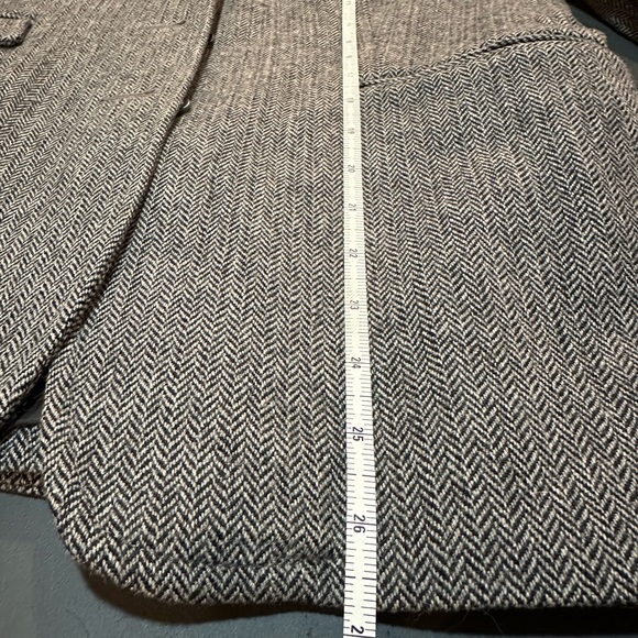 Banana Republic Gray Wool Blazer with Elbow Patches - Picture 4 of 5